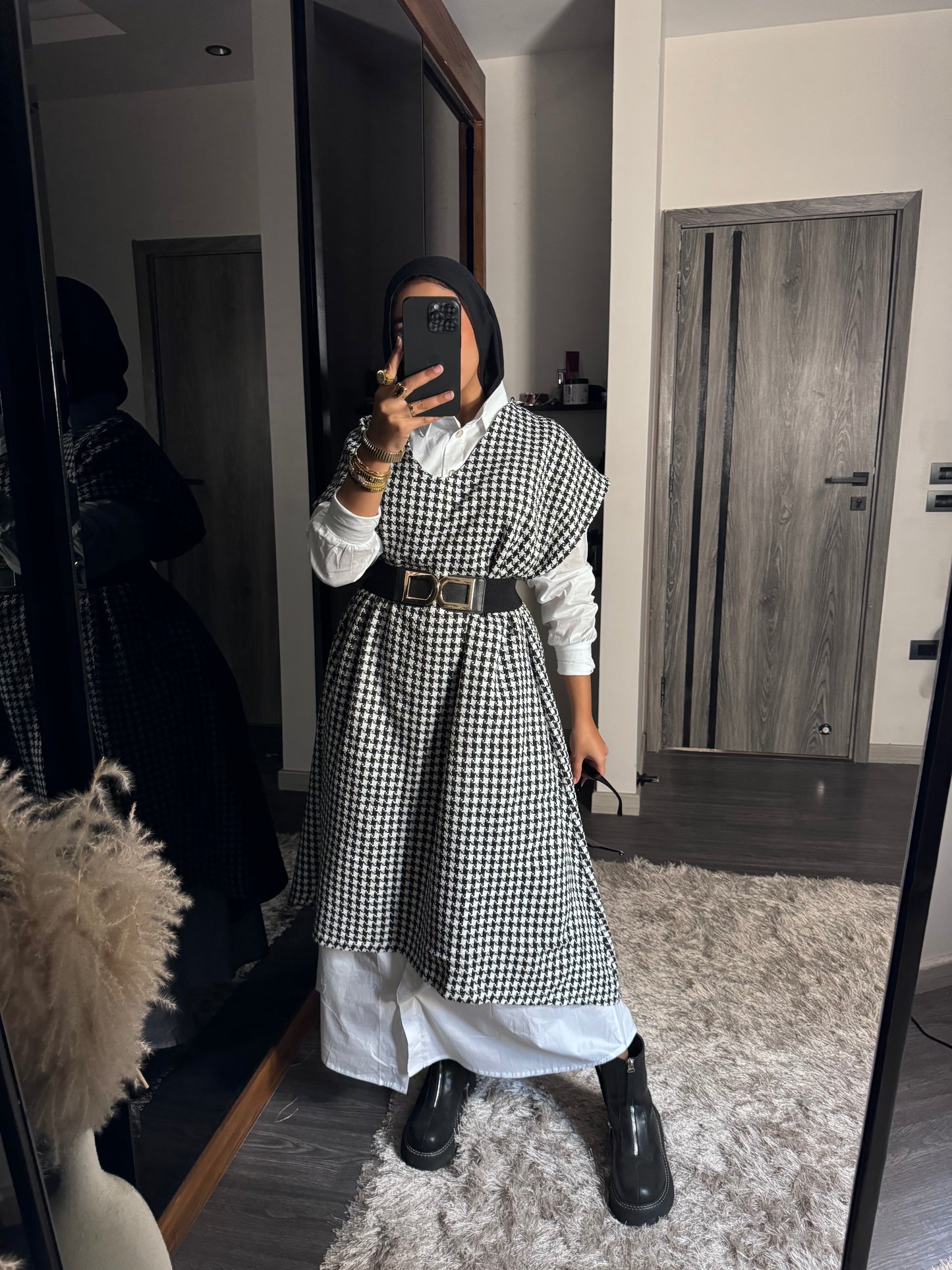 Hounds tooth Dress