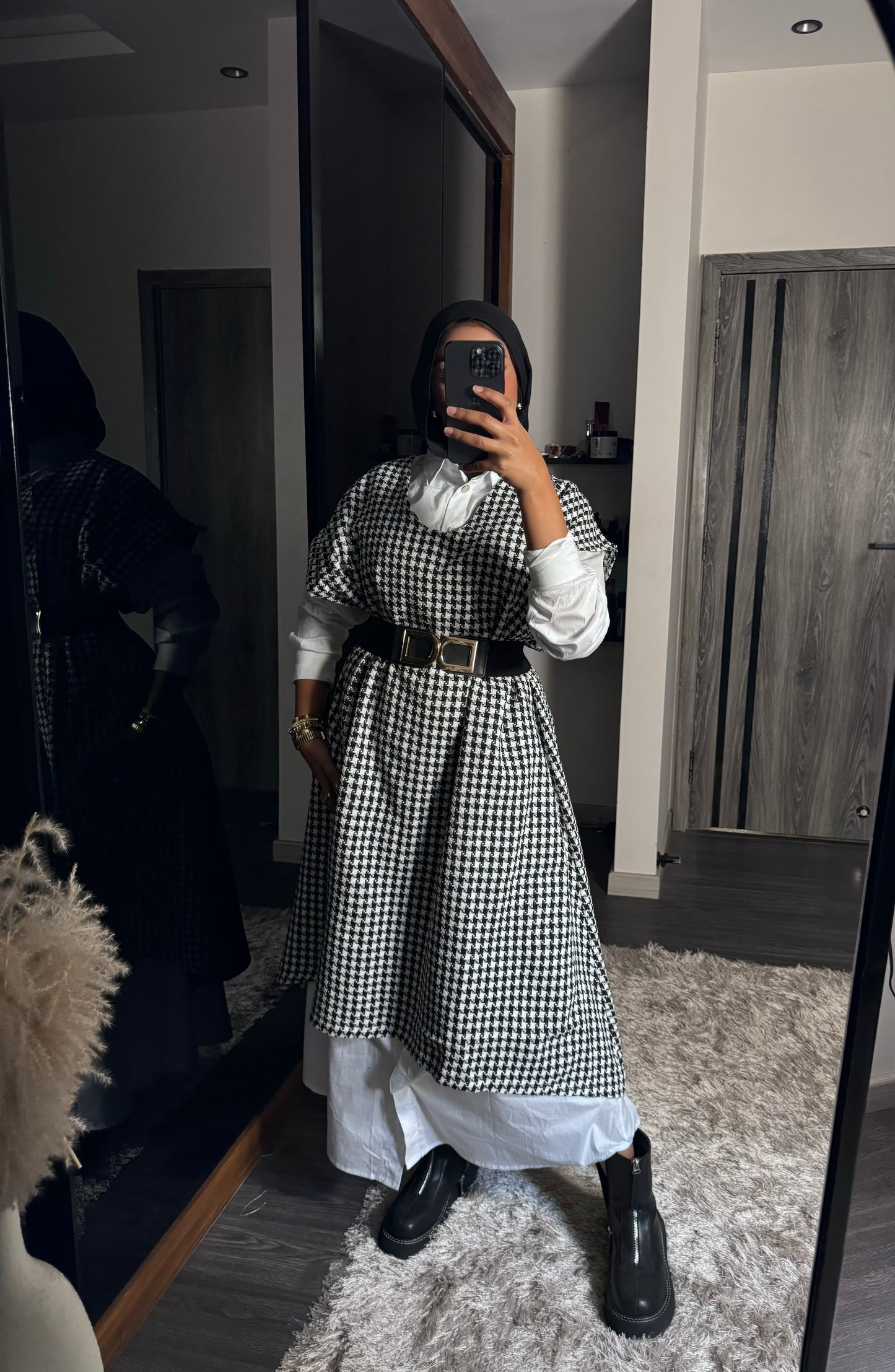 Hounds tooth Dress