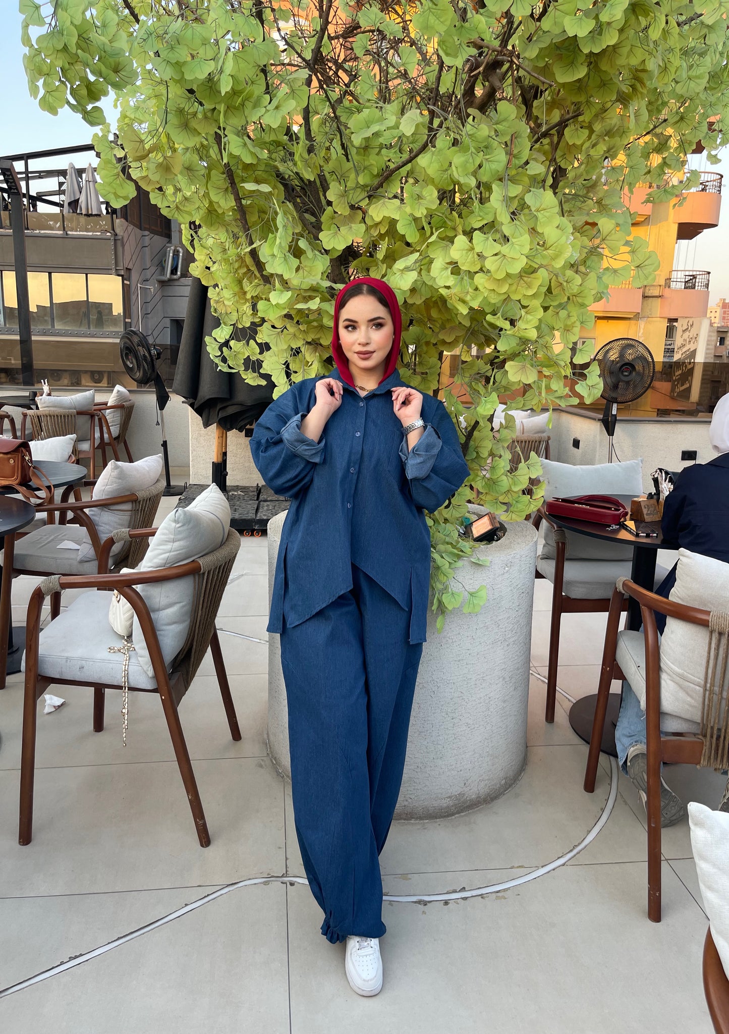 Denim Flow Set