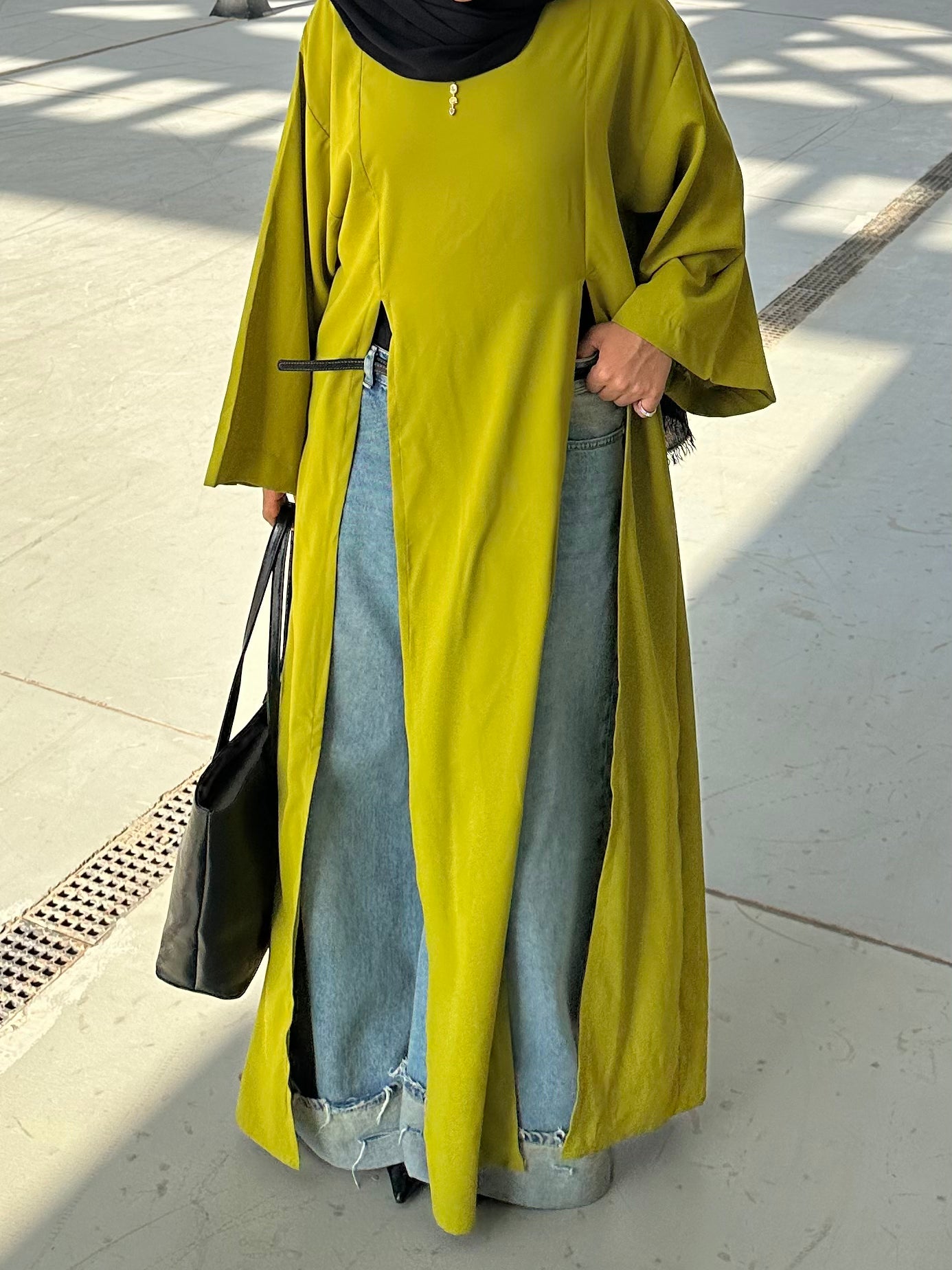 Noir Flow Blouse - olive