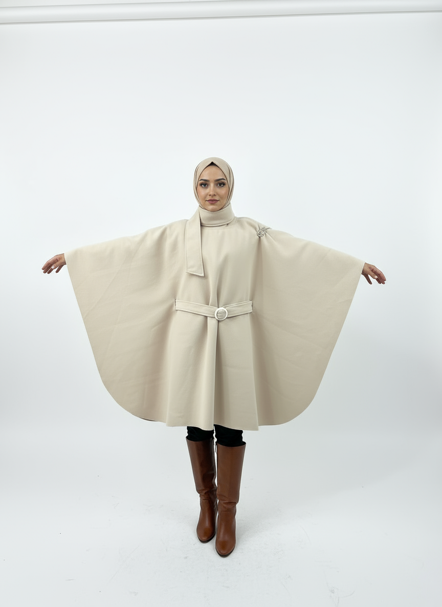 Kenzzy Cape in Beige