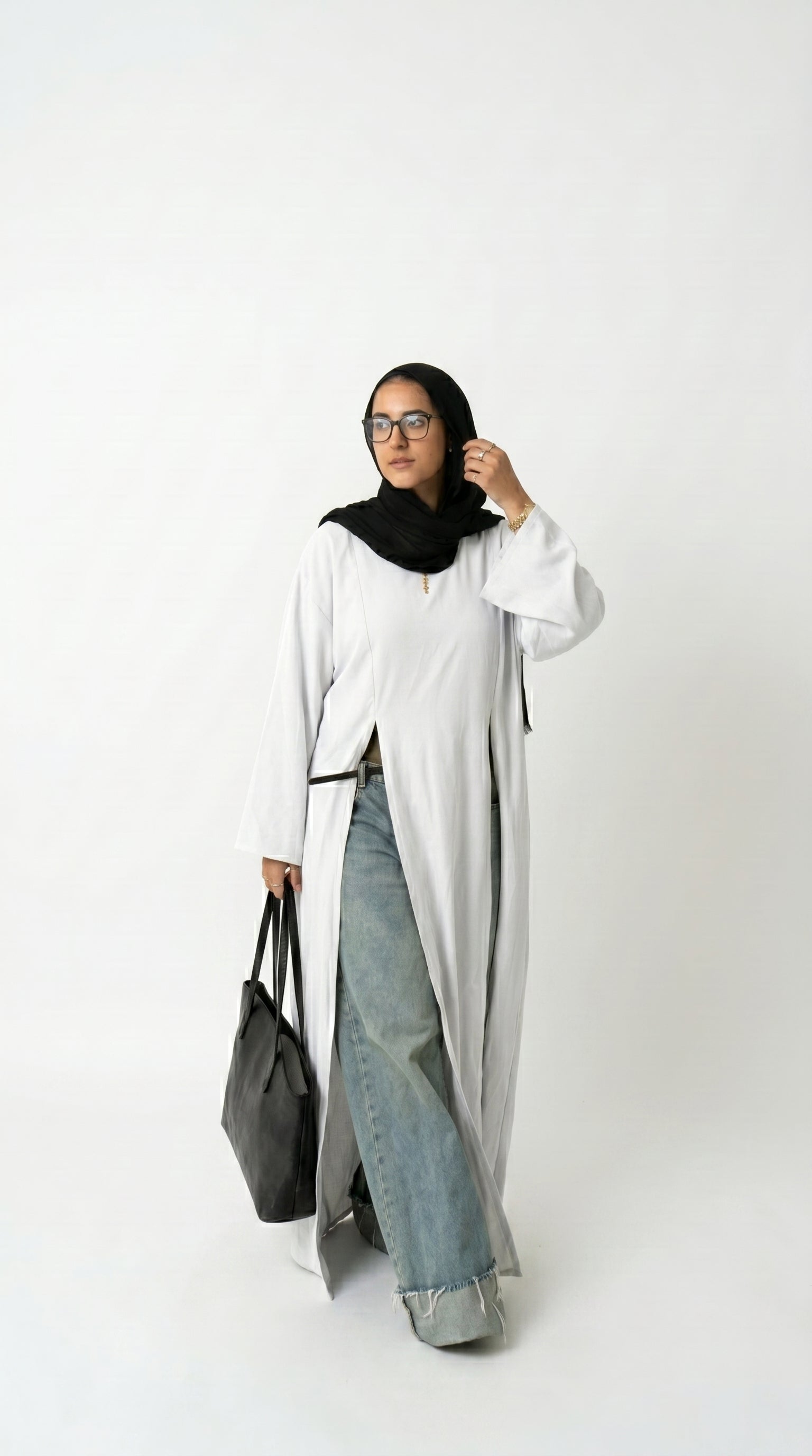 Noir Flow Blouse - White