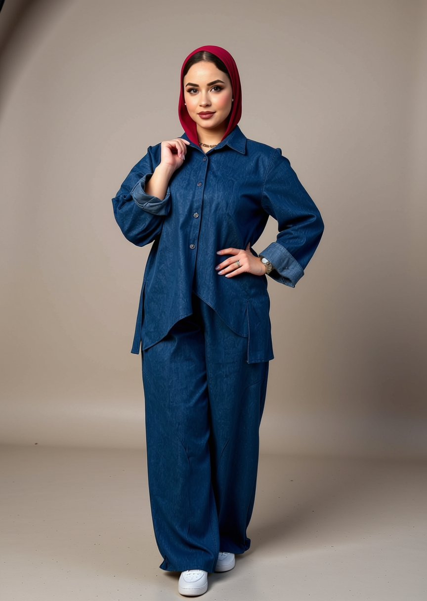 Denim Flow Set