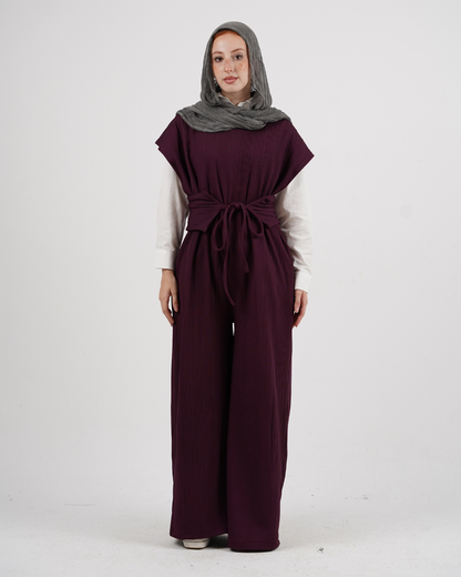 Celina Jumpsuit - Plum