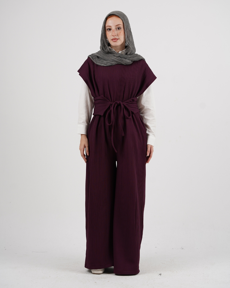 Celina Jumpsuit - Plum