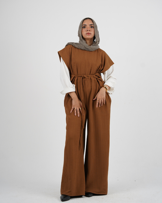 Celina Jumpsuit - Caramel