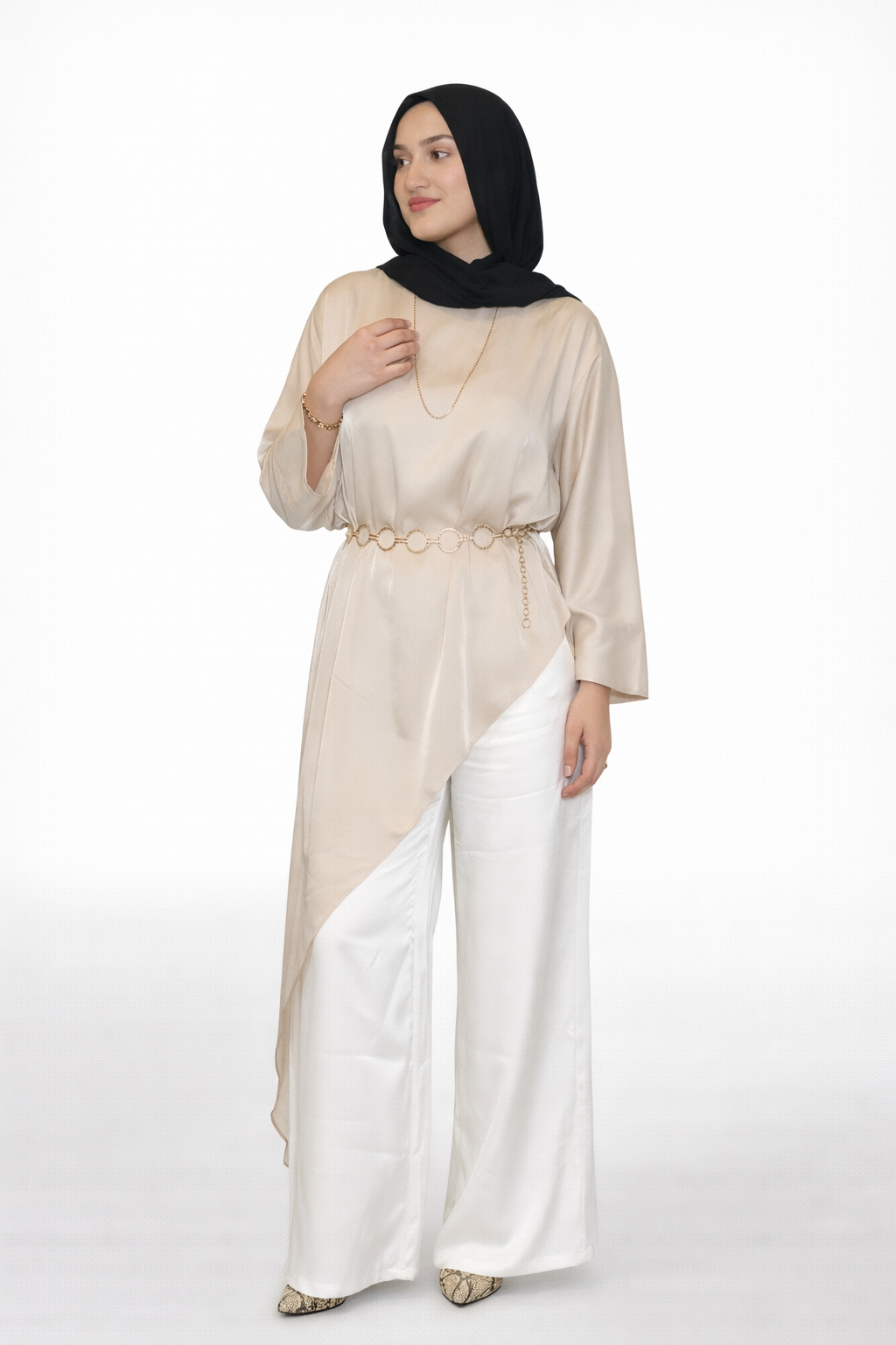 Shirt Dress Beige