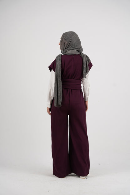 Celina Jumpsuit - Plum