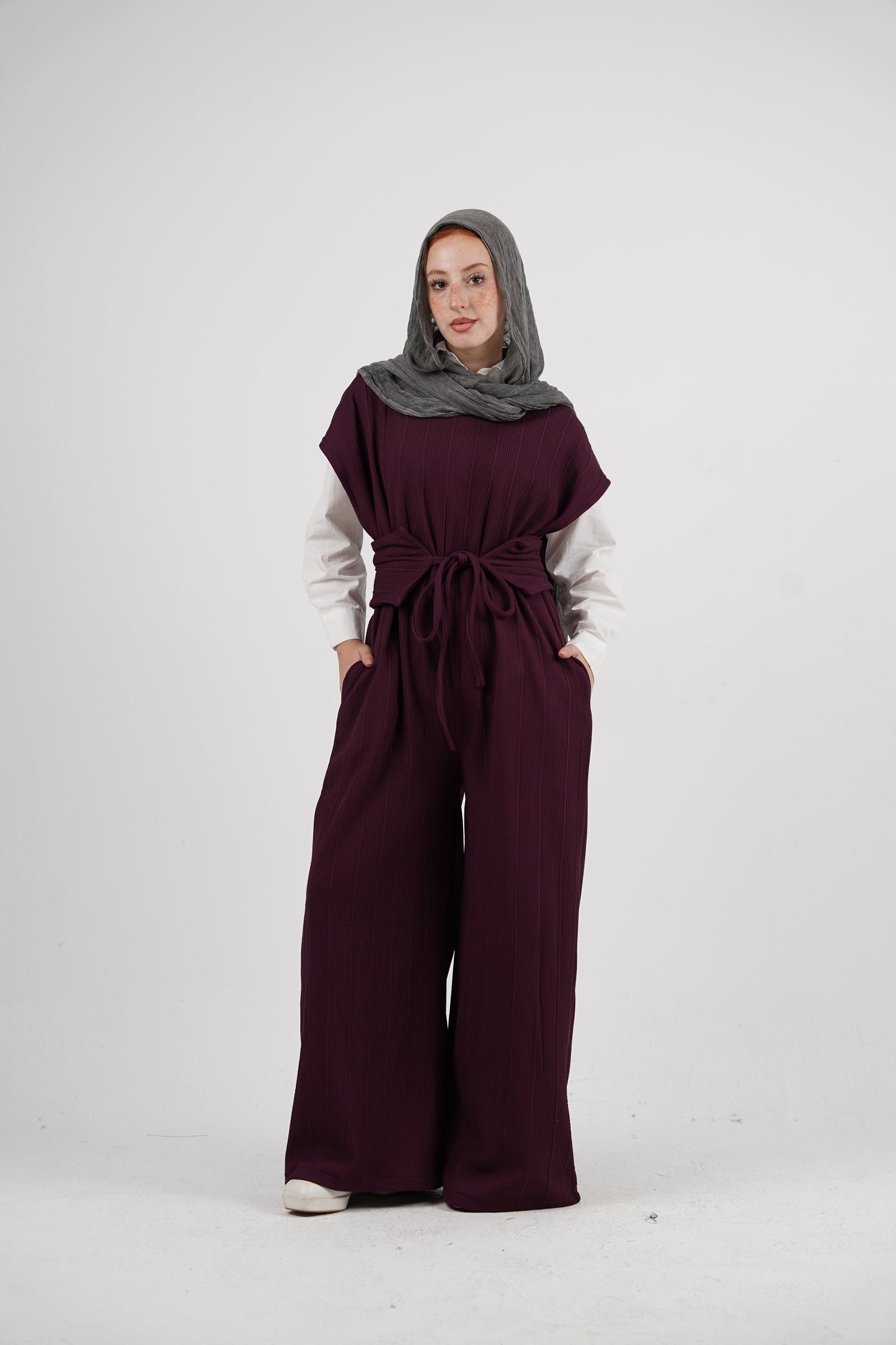 Celina Jumpsuit - Plum