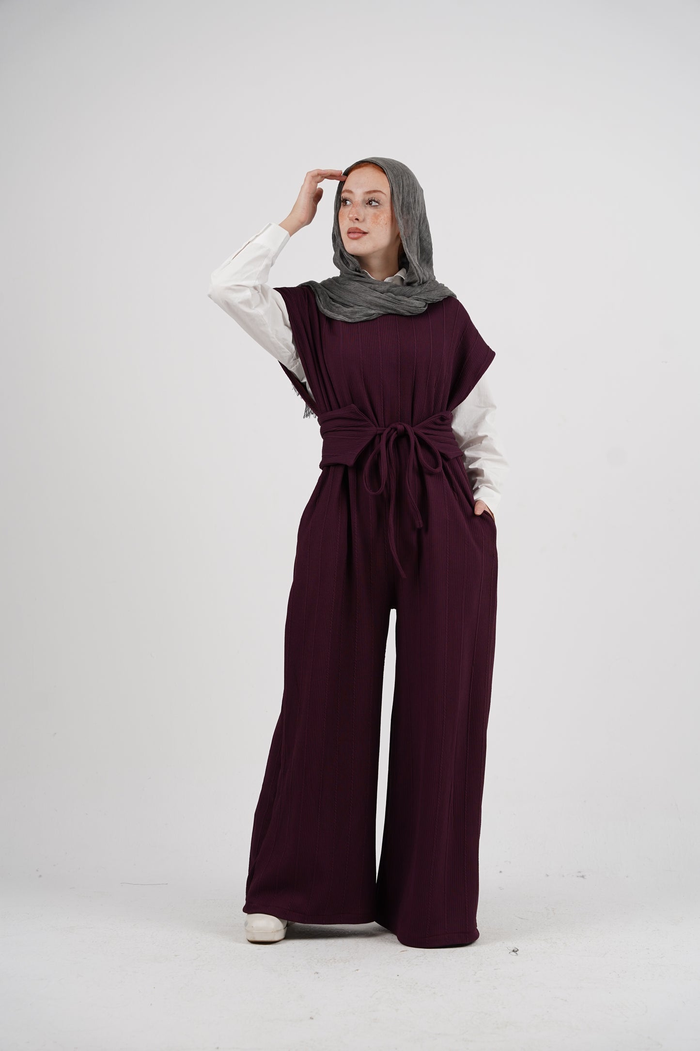 Celina Jumpsuit - Plum