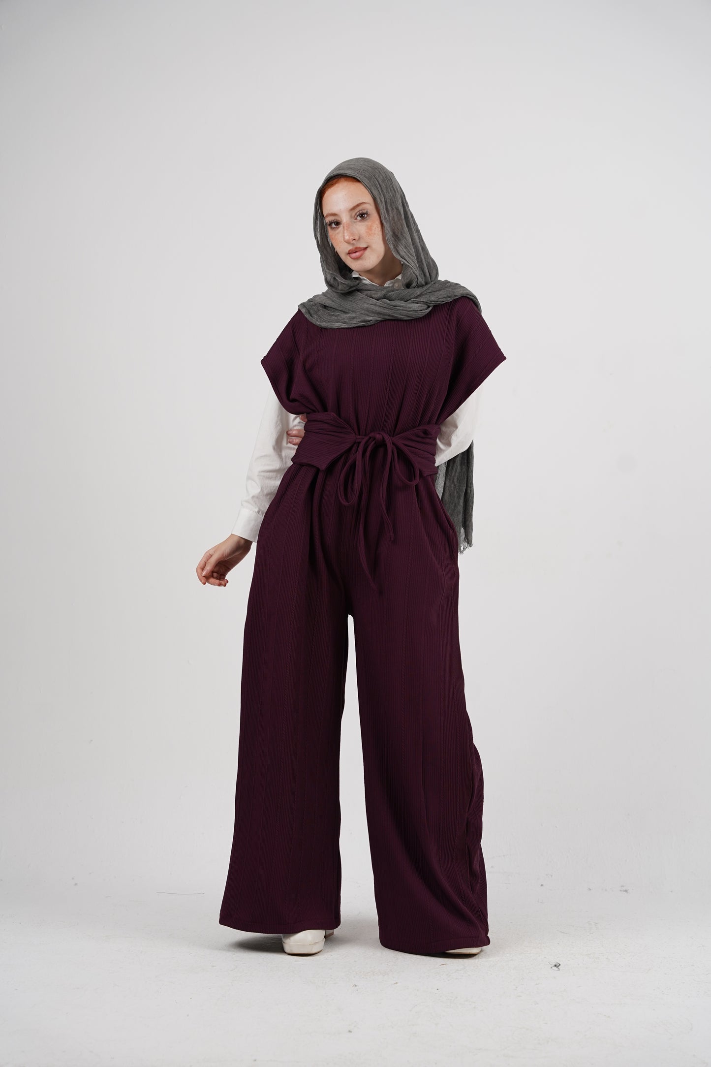 Celina Jumpsuit - Plum
