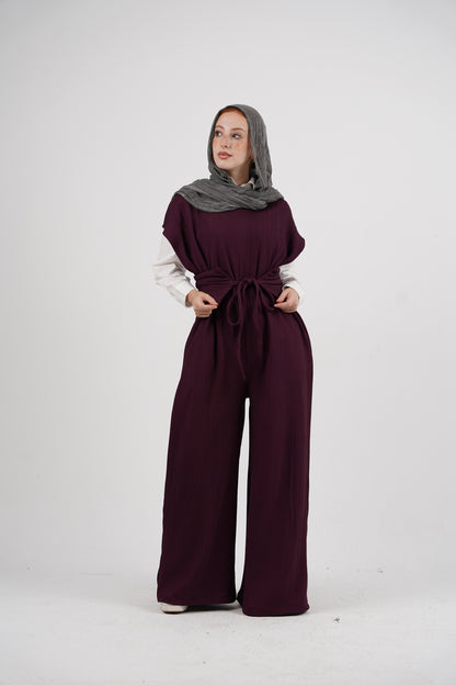 Celina Jumpsuit - Plum