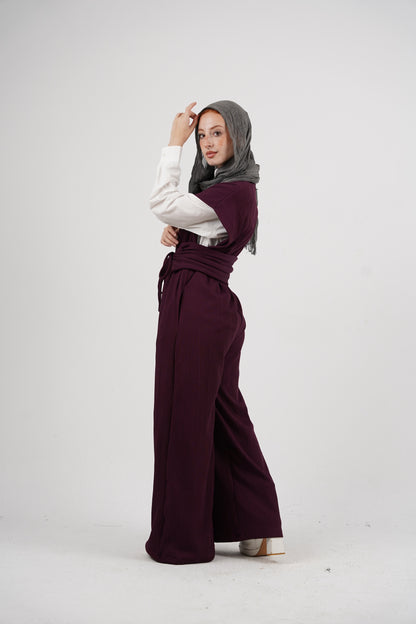 Celina Jumpsuit - Plum