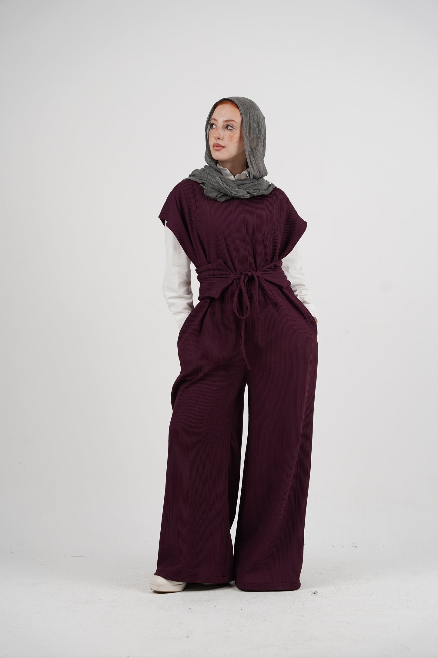 Celina Jumpsuit - Plum