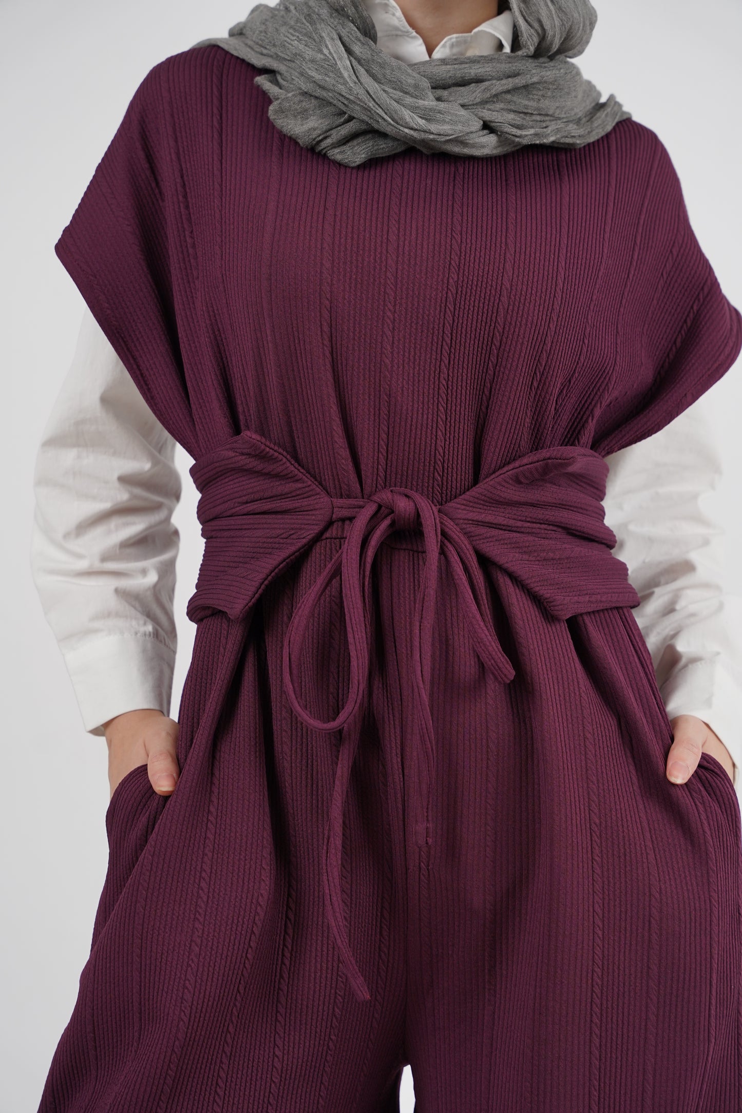 Celina Jumpsuit - Plum
