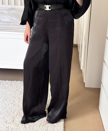 Shimmer Wide-Leg Pants