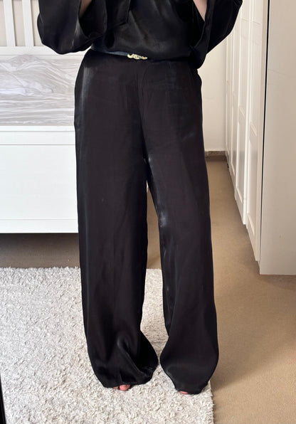 Shimmer Wide-Leg Pants