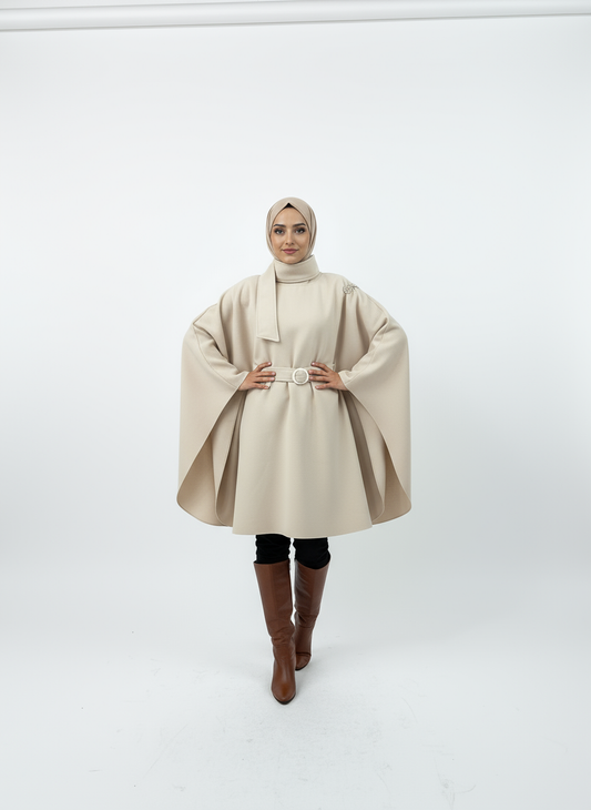 Kenzzy Cape in Beige