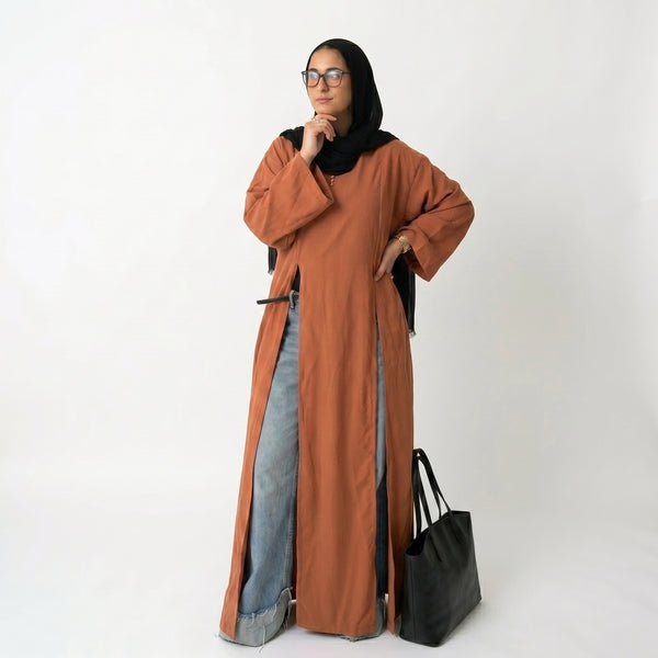 Noir Flow Blouse - Brown